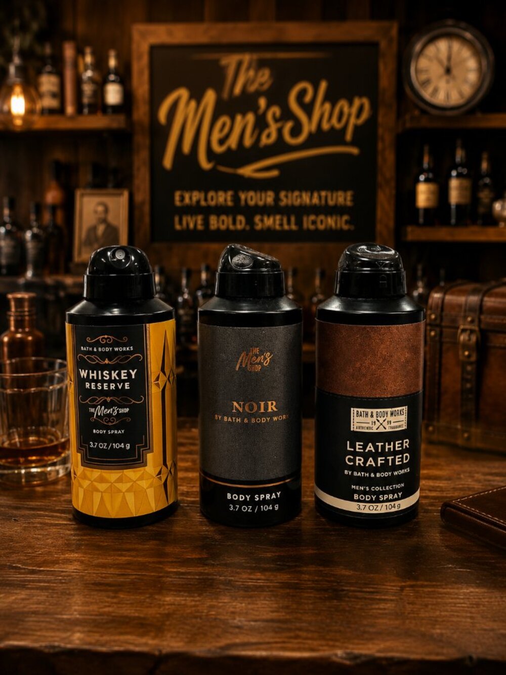 Three New Body Spray For Men From Bath & Body works 3.7 Oz Each